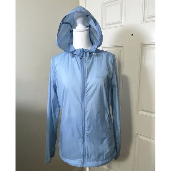 pelliot Jackets & Blazers - PELLIOT Womens Windbreaker Light Blue UPF 40+ Outdoors Size L (see measurements)